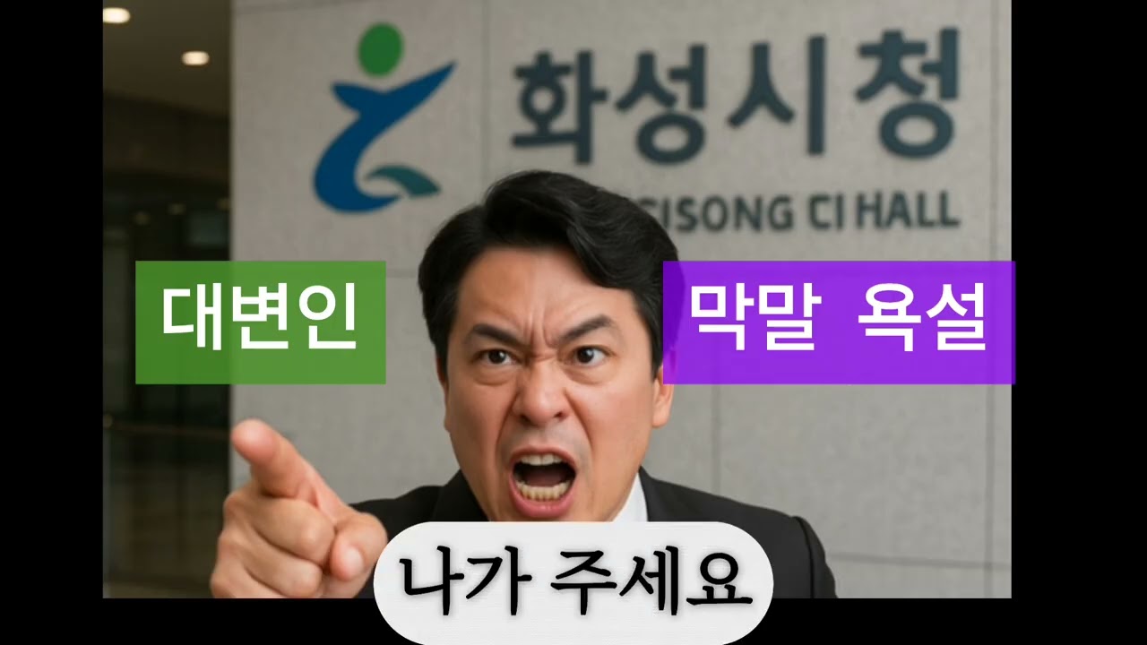 화성시 조승현 대변인 막말 욕설