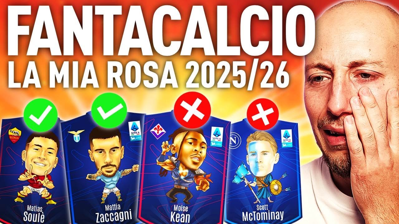 UN DISASTRO?! 😭 LA MIA ROSA al FANTACALCIO 2025/26!! ⚽