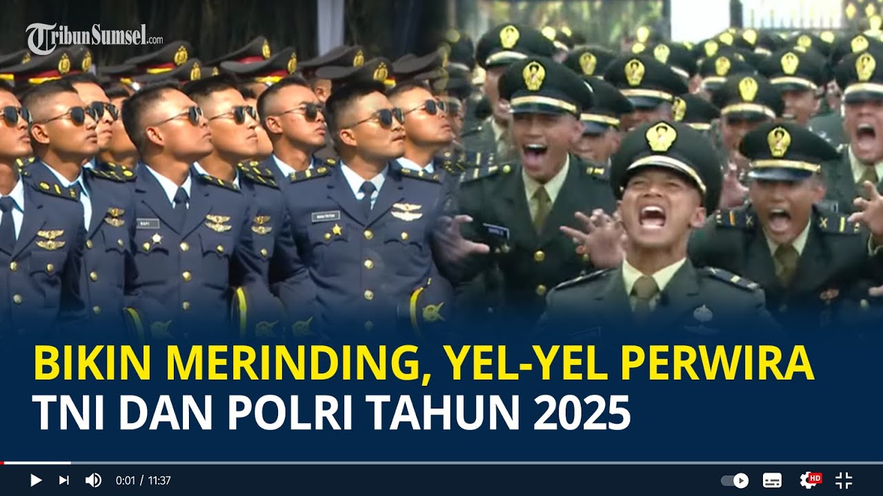 Bikin Merinding, Yel-Yel Perwira TNI dan Polri Tahun 2025 Usai Dilantik