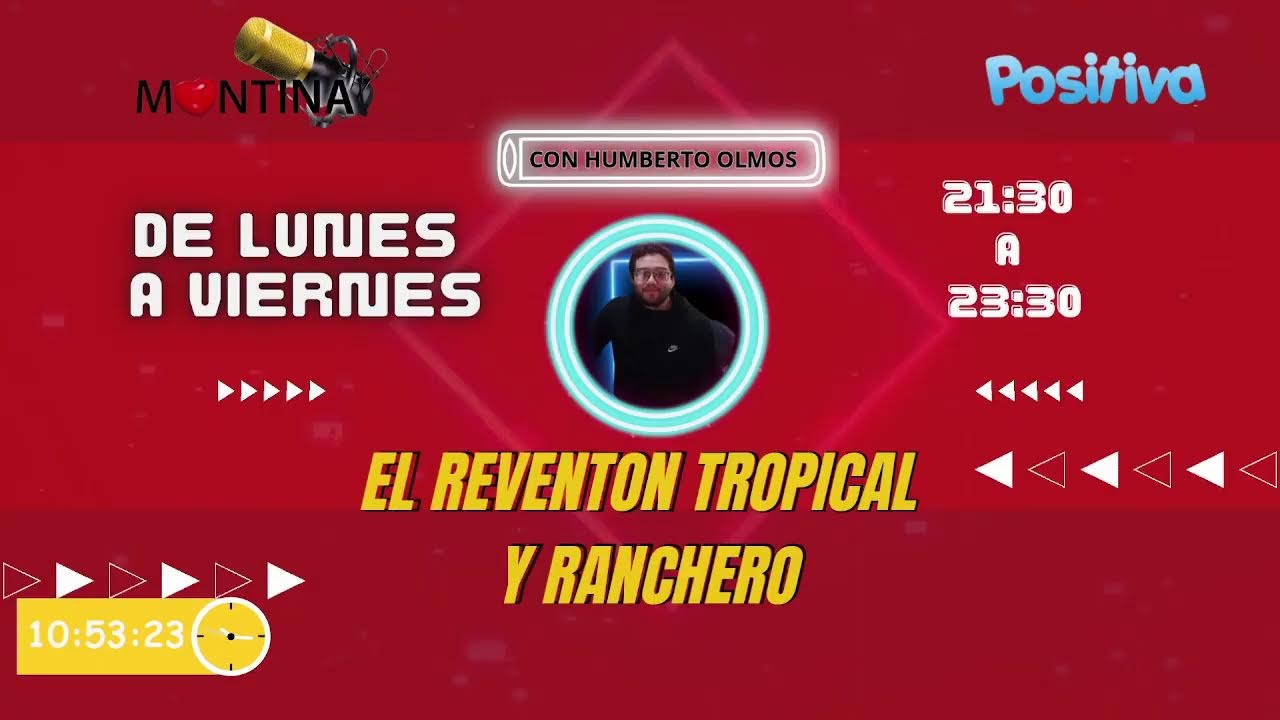 EN VIVO ---EL REVENTON TROPICAL Y RANCHERO CON HUMBERTO OLMOS EN RADIO MONTINA