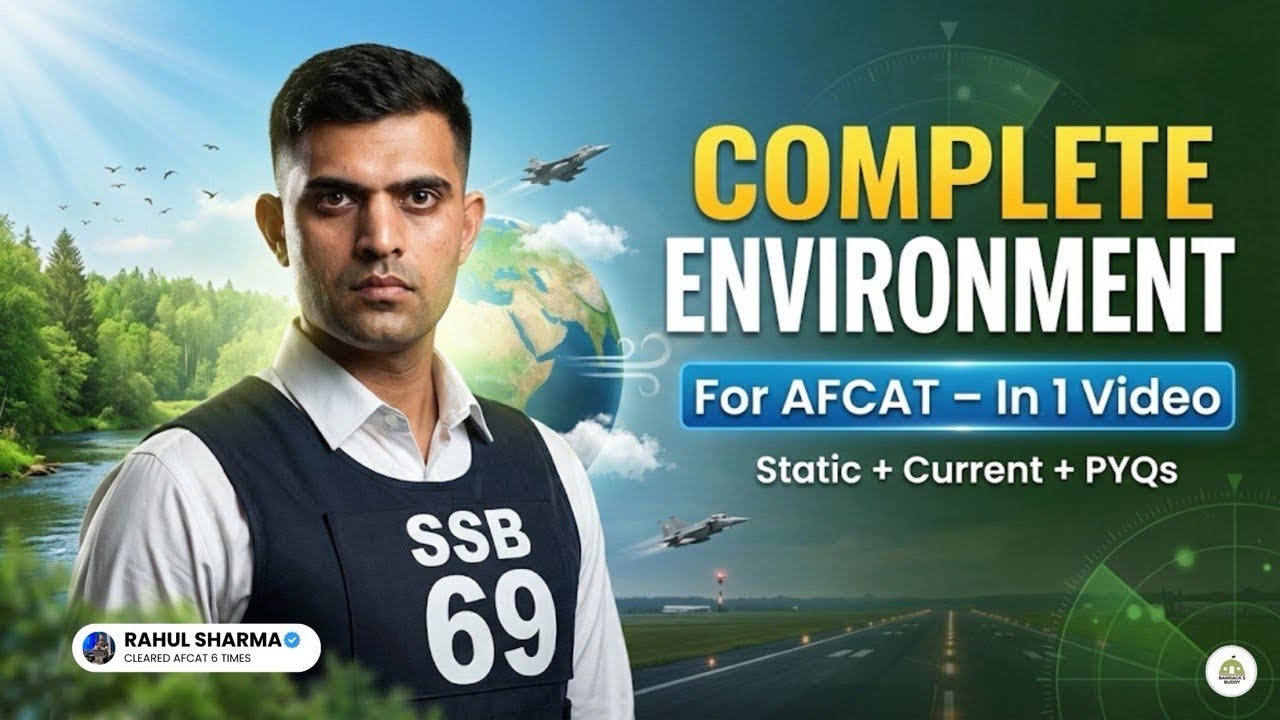 Complete Environment in 34 minutes | AFCAT 1 2026