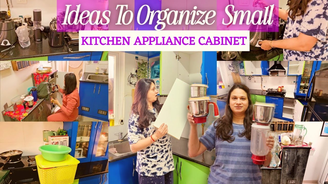You're Organizing Your Kitchen Wrong! How to Organize Small Kitchen Appliances Storage Cabinet Ideas