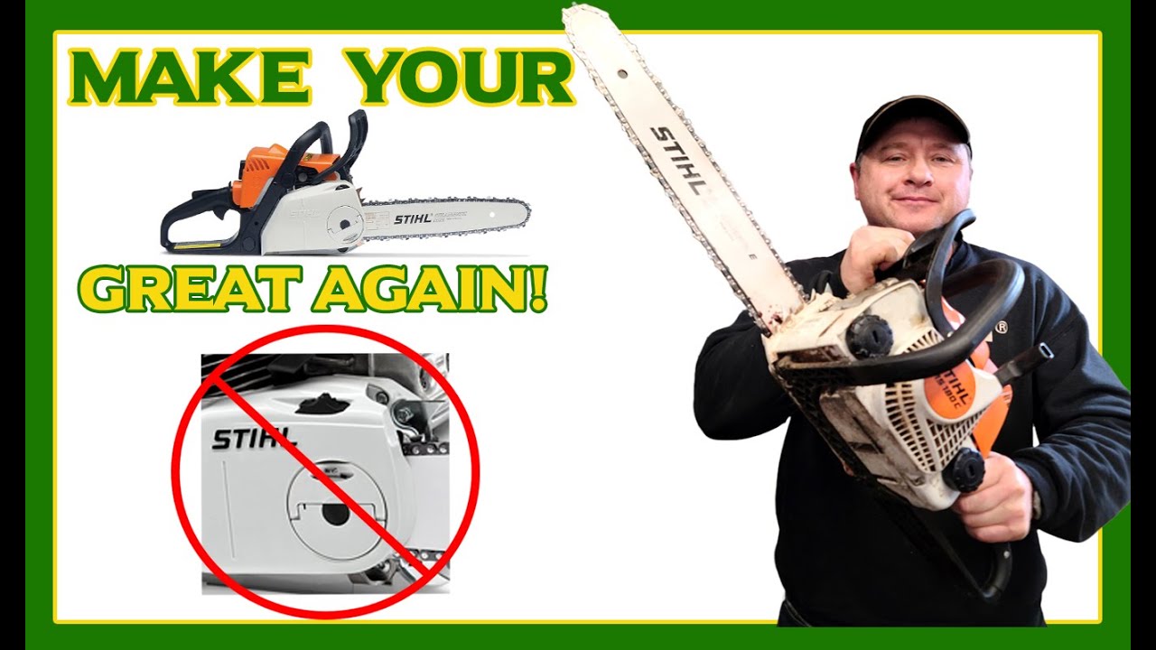 Convert STIHL MS180C Chainsaw 