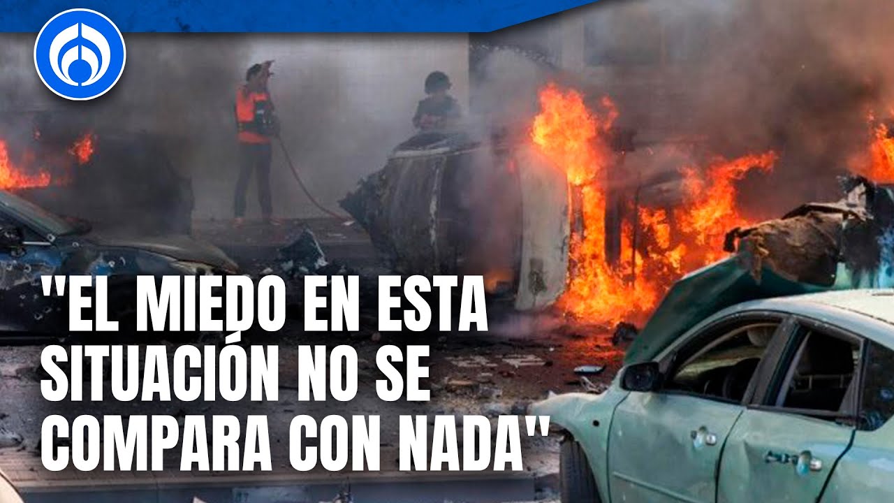 Veníamos de vacaciones y ahora nos encontrarnos en medio de una guerra: mexicana varada en Israel