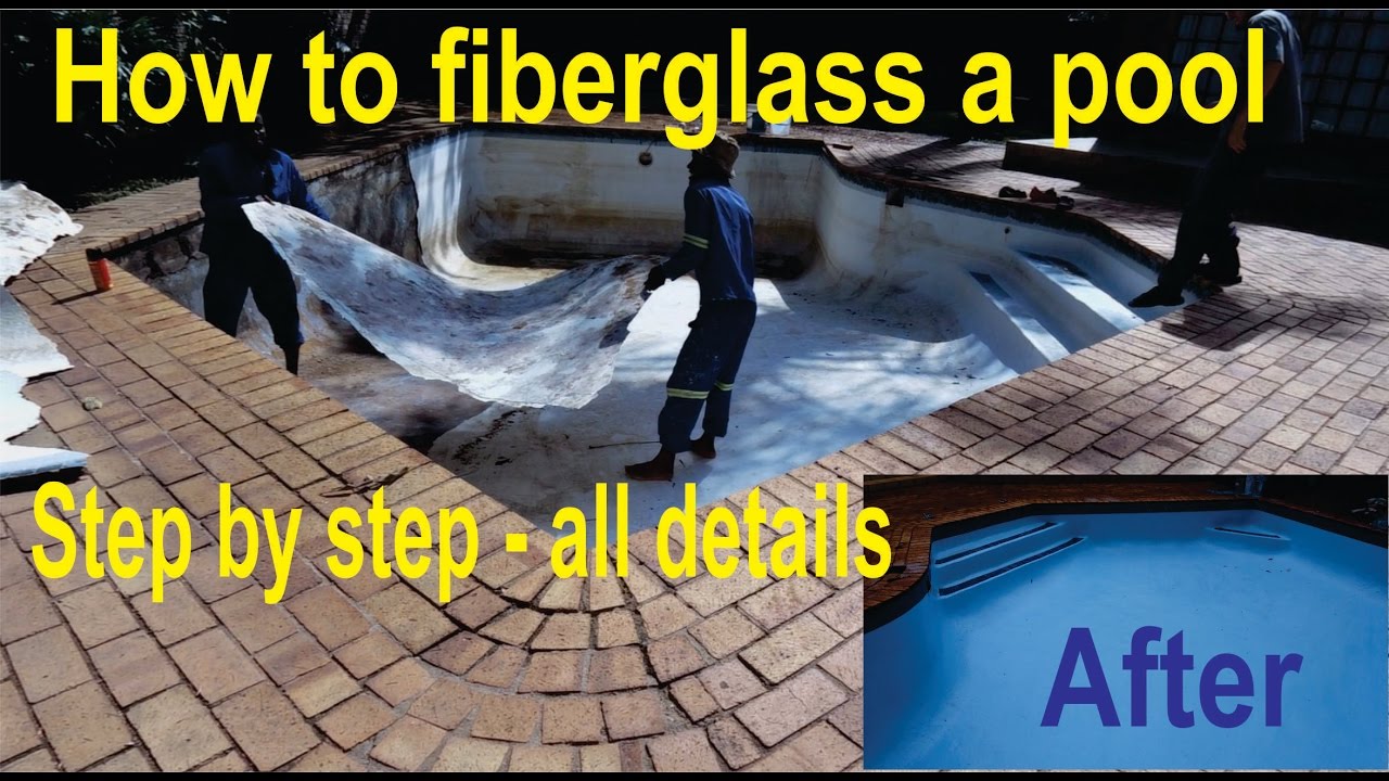 How to fiberglass your in-ground pool - Complete DIY - ALL Details!