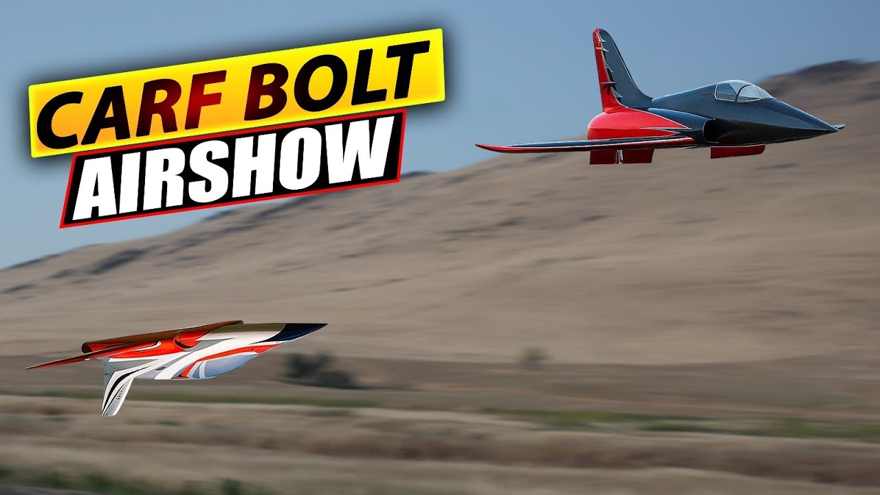 Dual CARF Bolt Airshow Formation Flying Turbine Jets at JOC 25
