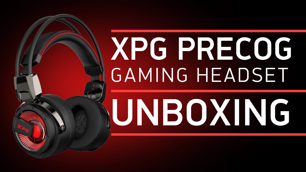 XPG PRECOG Gaming Headset UNBOXING #xpg #adata #precog #gaming #headset #unboxing