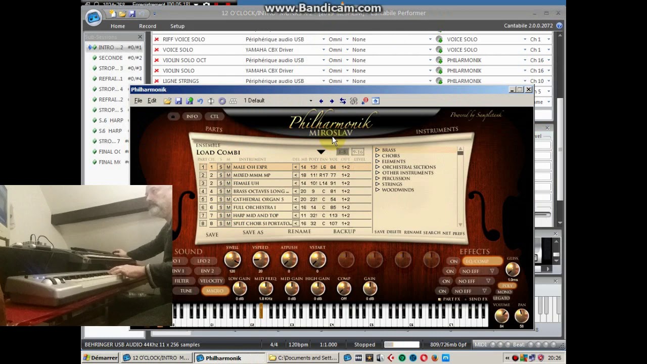 12 O'Clock - VANGELIS - Cover by Crabtambour -100% VST  Single Take