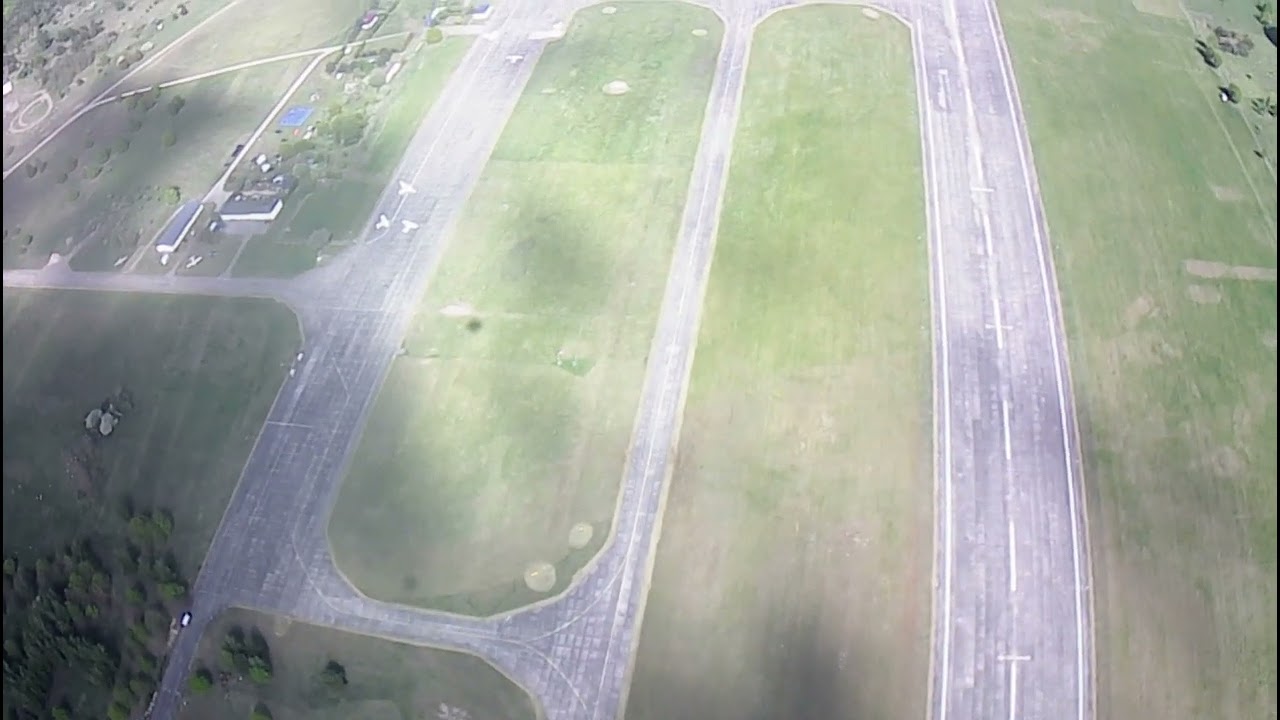Parachute jump in Stendal Germany May 2022