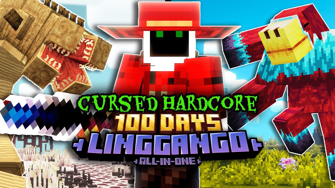 I Survived 100 Days in Linggango CURSED HARDCORE...