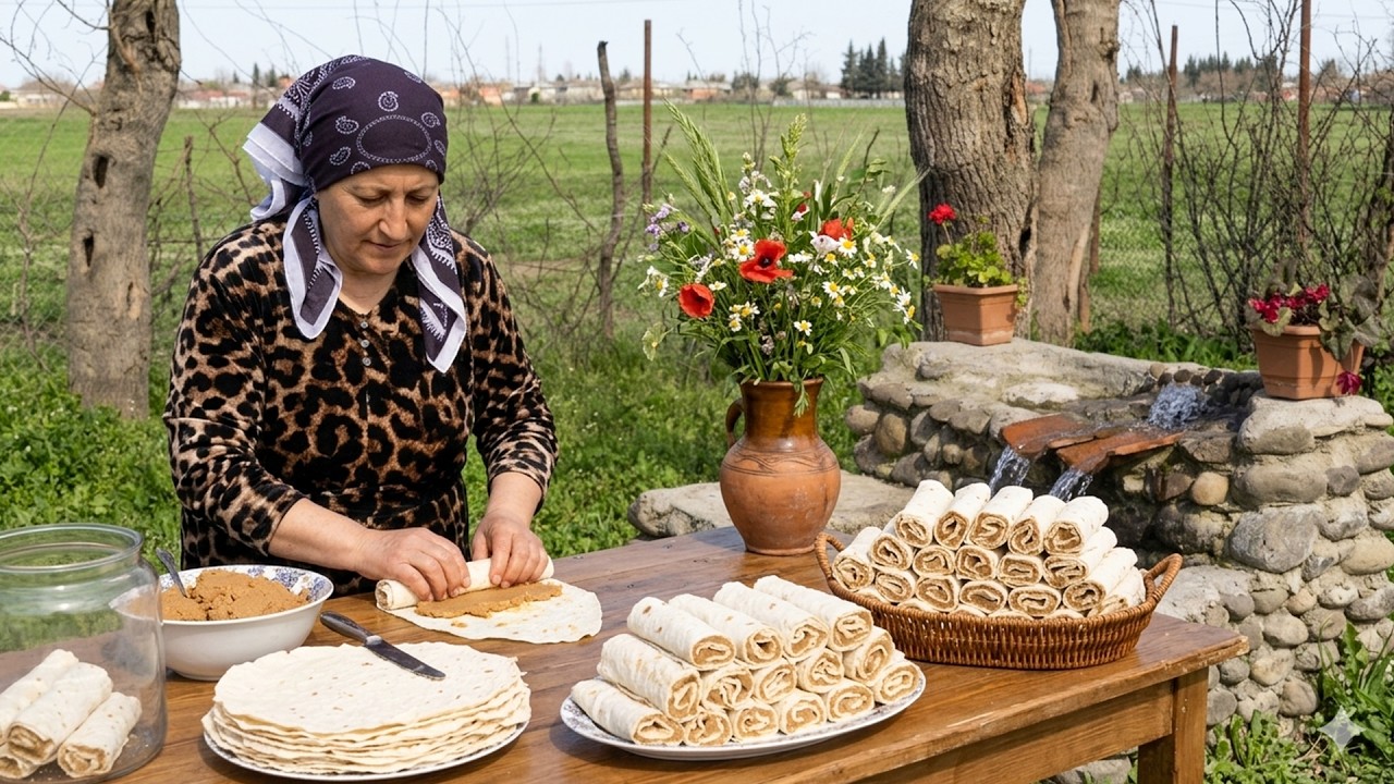 Spring Morning with Grandma: Halva and Tea