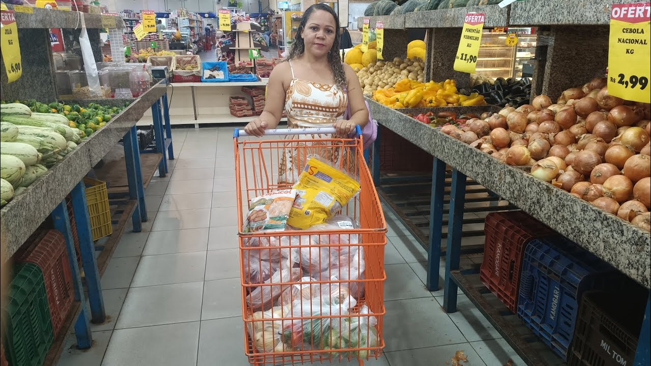 Primeira compra do ano no interior de São Paulo/ como estão os preços?😱😱😱