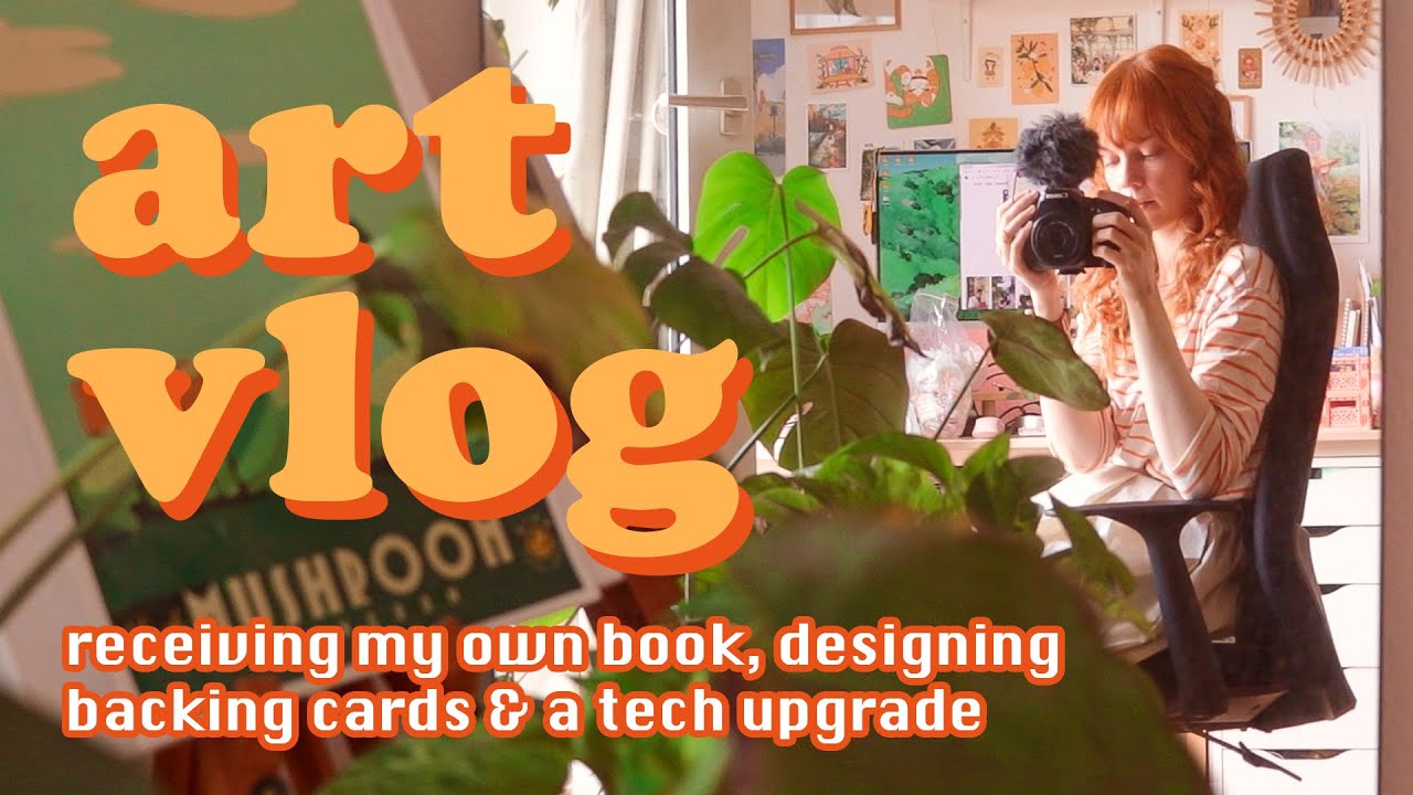 Week in my Life 🌻 Mein eigenes Buch, Verpackungsdesign & ein Tech Upgrade ※ ART VLOG ※