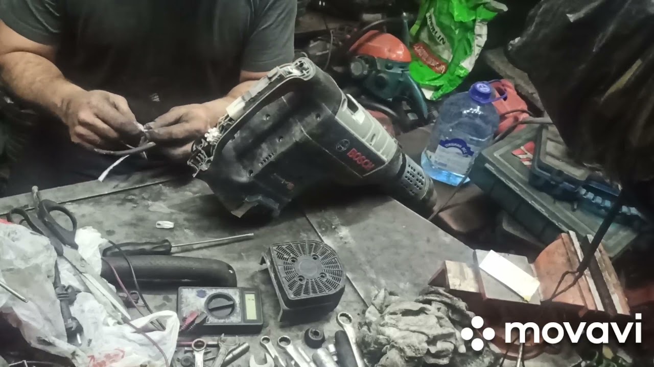 Bosch GBH 12-52 D диагностика и ремонт.