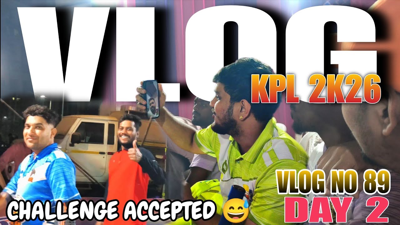 KPL 2026 DAY 2 | BABU MESTRY VLOG | VLOG NO 89 #youtube #vlog #dailyvlog #challengvlog 