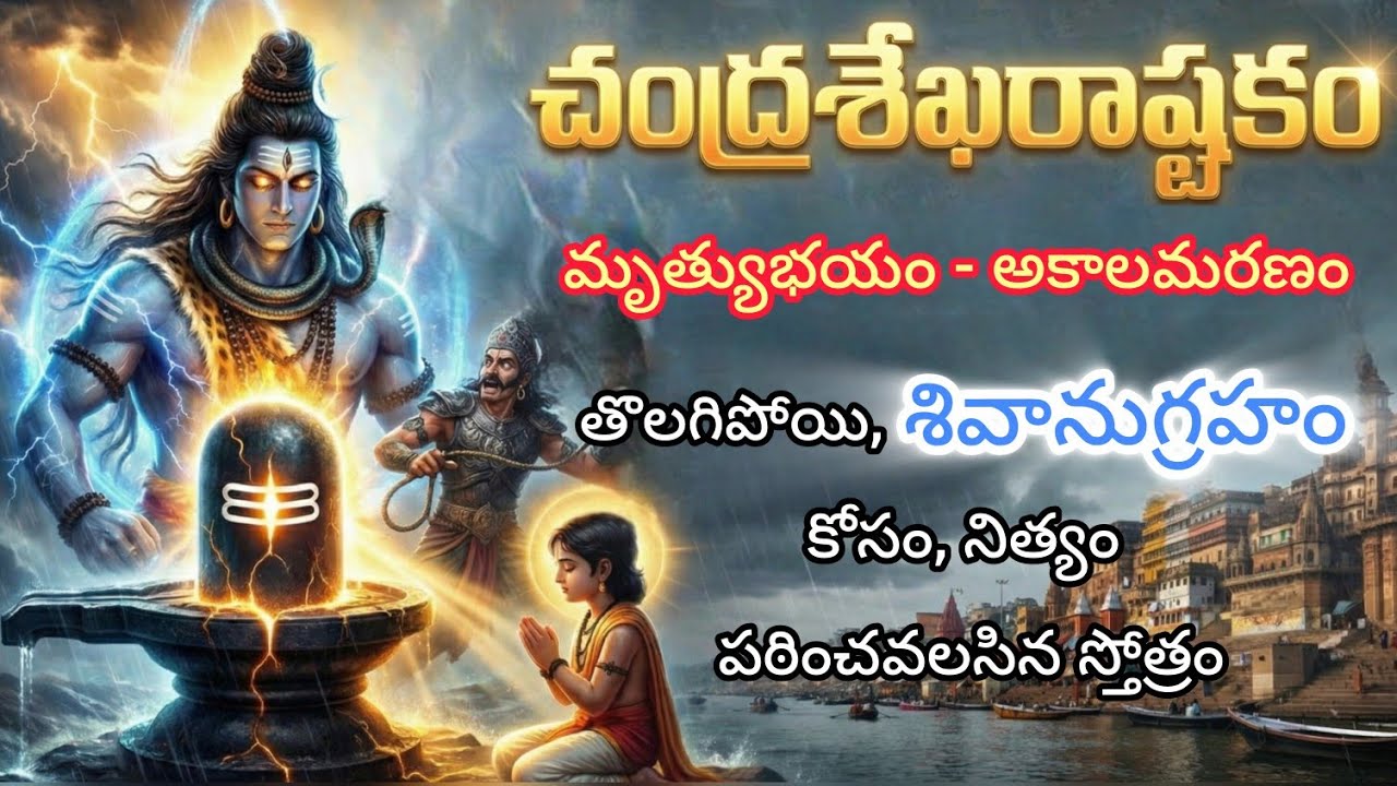 చంద్రశేఖరాష్టకం 🕉️🙏| Chandrashekharashtakam | Lord Shiva Devotional Stotram | #shiva #shiv #stotra 