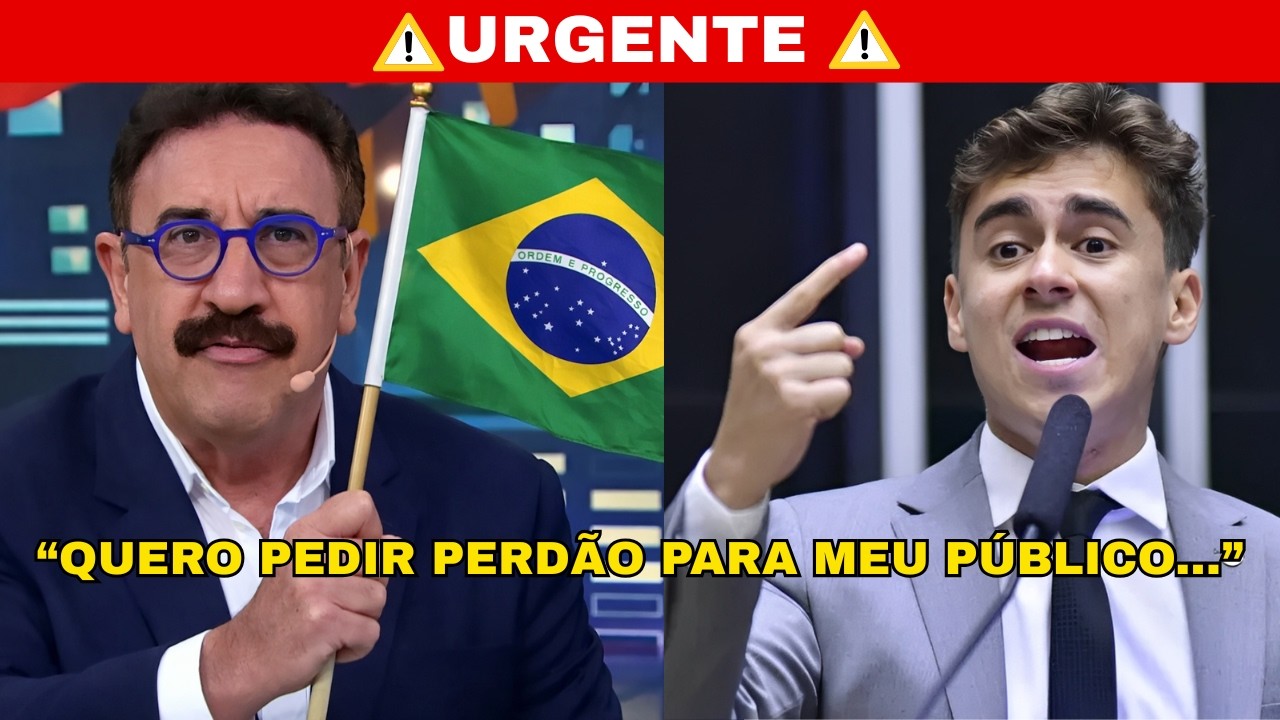 Ratinho estende uma BANDEIRA do BRASIL, faz um pedido ASSUSTADOR a Nikolas Ferreira e choca a todos