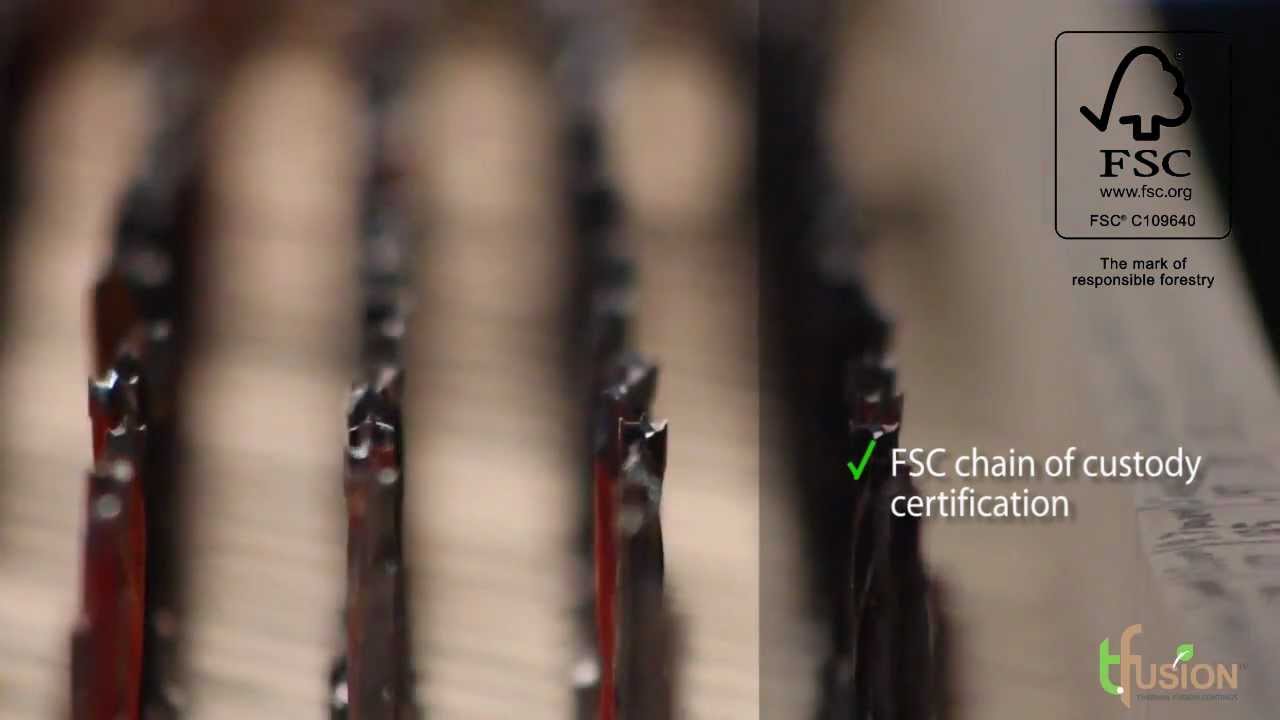 What are t.fusion powder coated wood finishes?