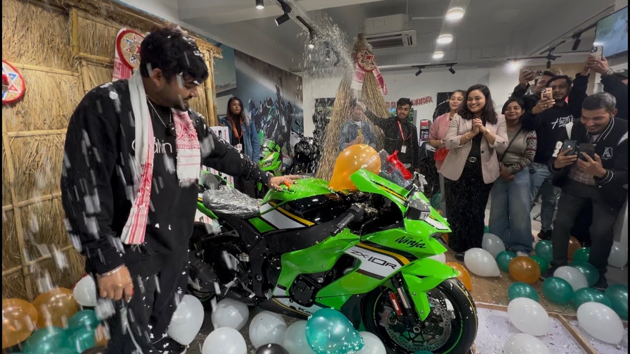 MY DREAM BIKE KAWASAKI ZX10r 2025 | DELIVERY VLOG