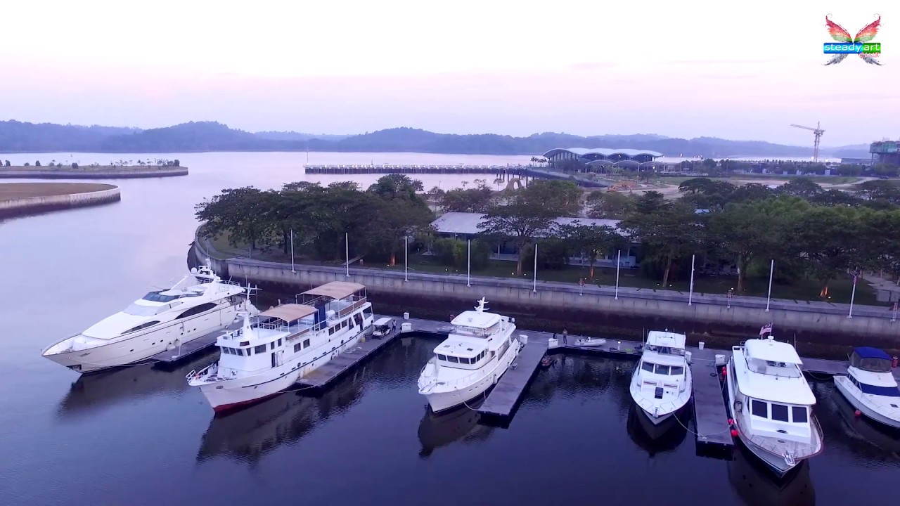 Beauty View From Puteri Harbour Sky JB【DJI Aerial Drone Filming】