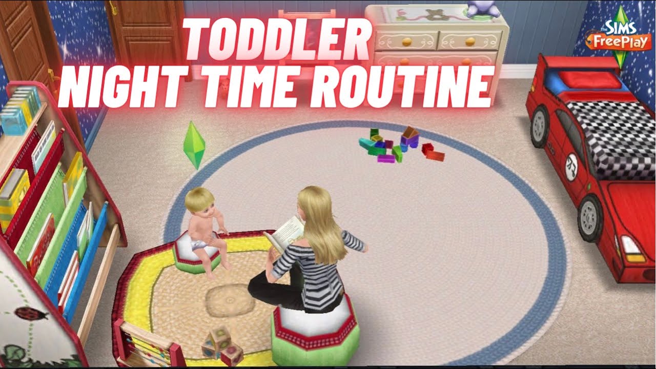 TODDLER NIGHT TIME ROUTINE 👦 | The Sims Freeplay