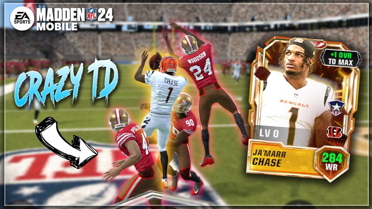 4TH OF JULY JAMARR CHASE MADDEN MAX GOES HARD!! Madden Mobile 24 Gameplay!!