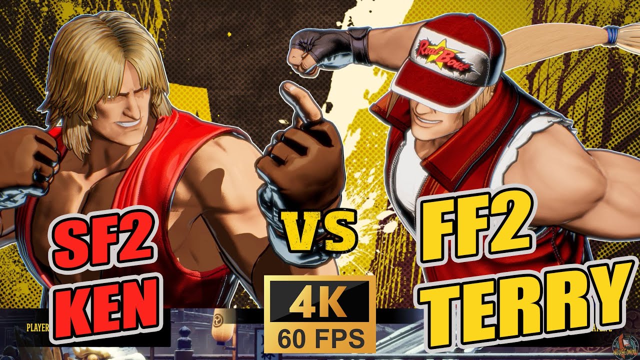 Классический Кен против классического Терри — матч FATAL FURY COTW 4K 60FPS