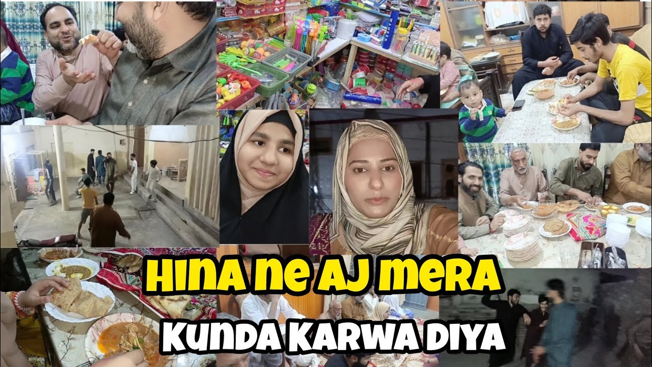 Turab ko Czn se pari maar||Hina ne ki zayda sari shopping||Czns k sath khela Cricket Match❤