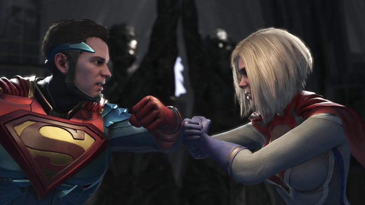 Injustice 2 : Superman Vs Power Girl - All Intro/Outros, Clash Dialogues, Super Moves