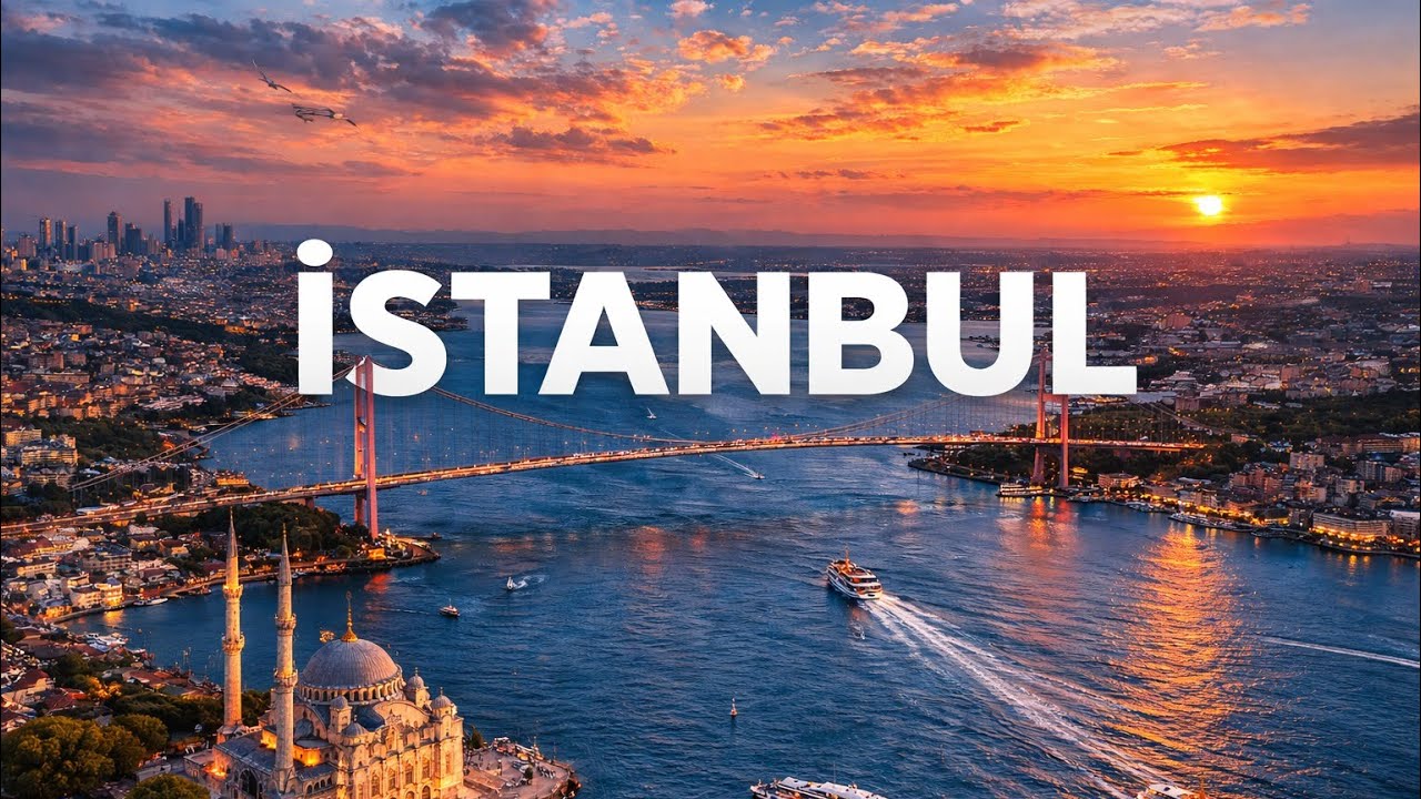 Istanbul Drone Footage 4K | Relaxing Music & Aerial Views