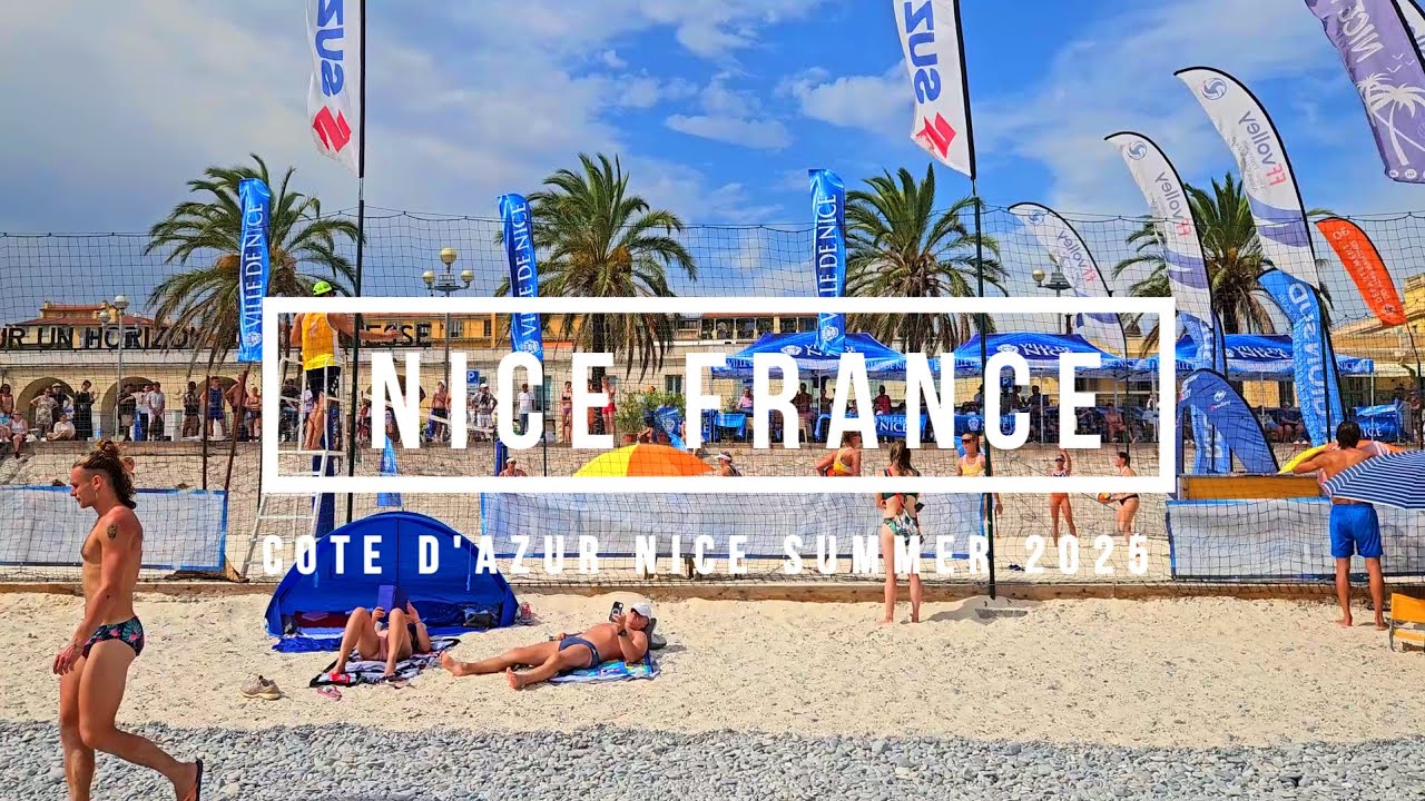 Nice France French Riviera Cote d'Azur Nice Summer 2025