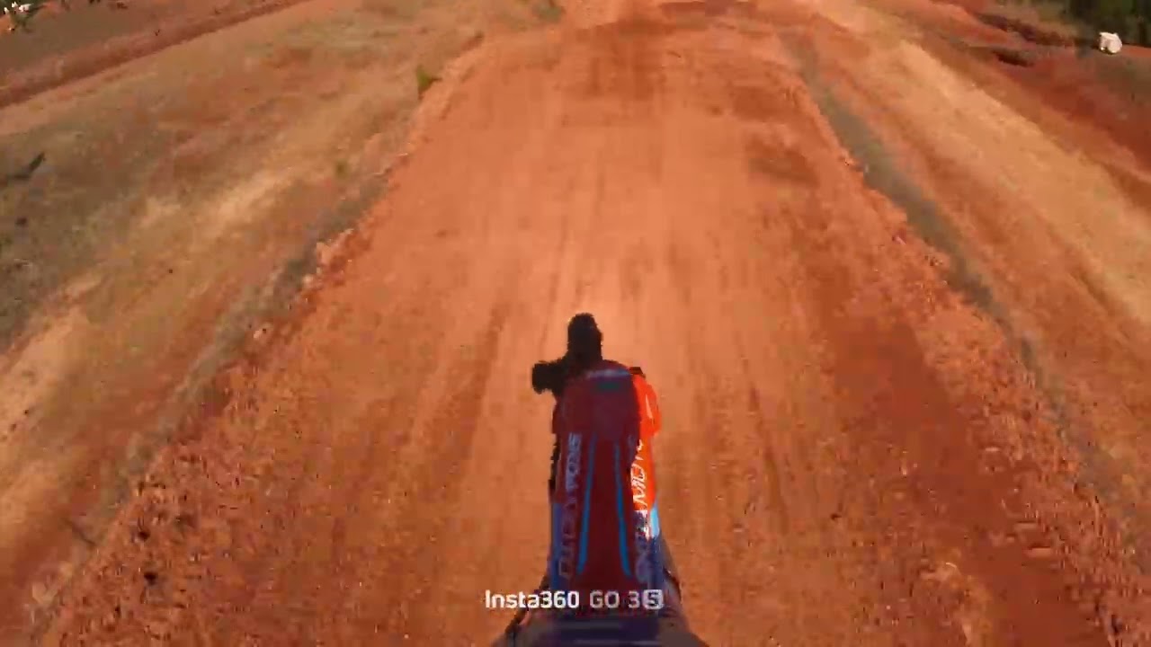 Durhamtown Pro Bomber MX Track. Chase Cook Helmet Cam 
