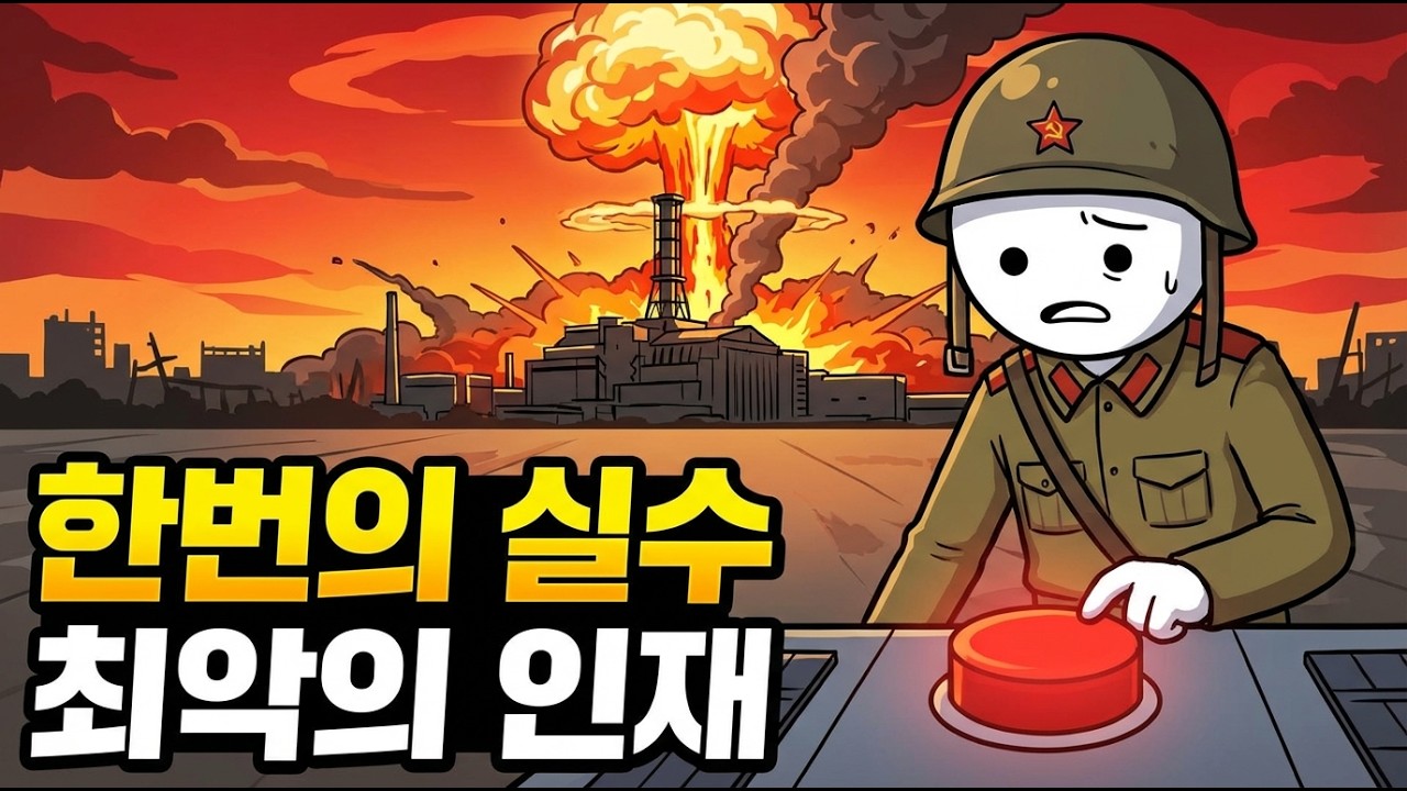 버튼 하나로 도시를 통째로 지워버린 사상 최악의 인재 체르노빌 원전사고