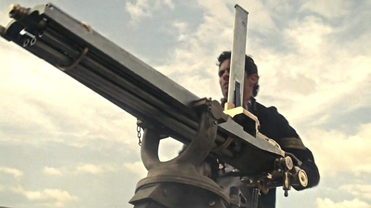 [Westworld] Teddy machine gun scene