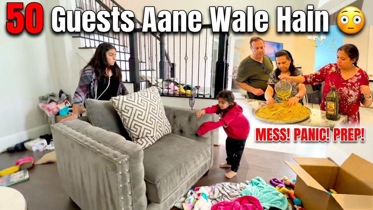 50 Meheman Aane Wale Hain 😳 | Ghar Rearranging, Cleaning, Menu Planning Aur Full Chaos Daily VLOG 74
