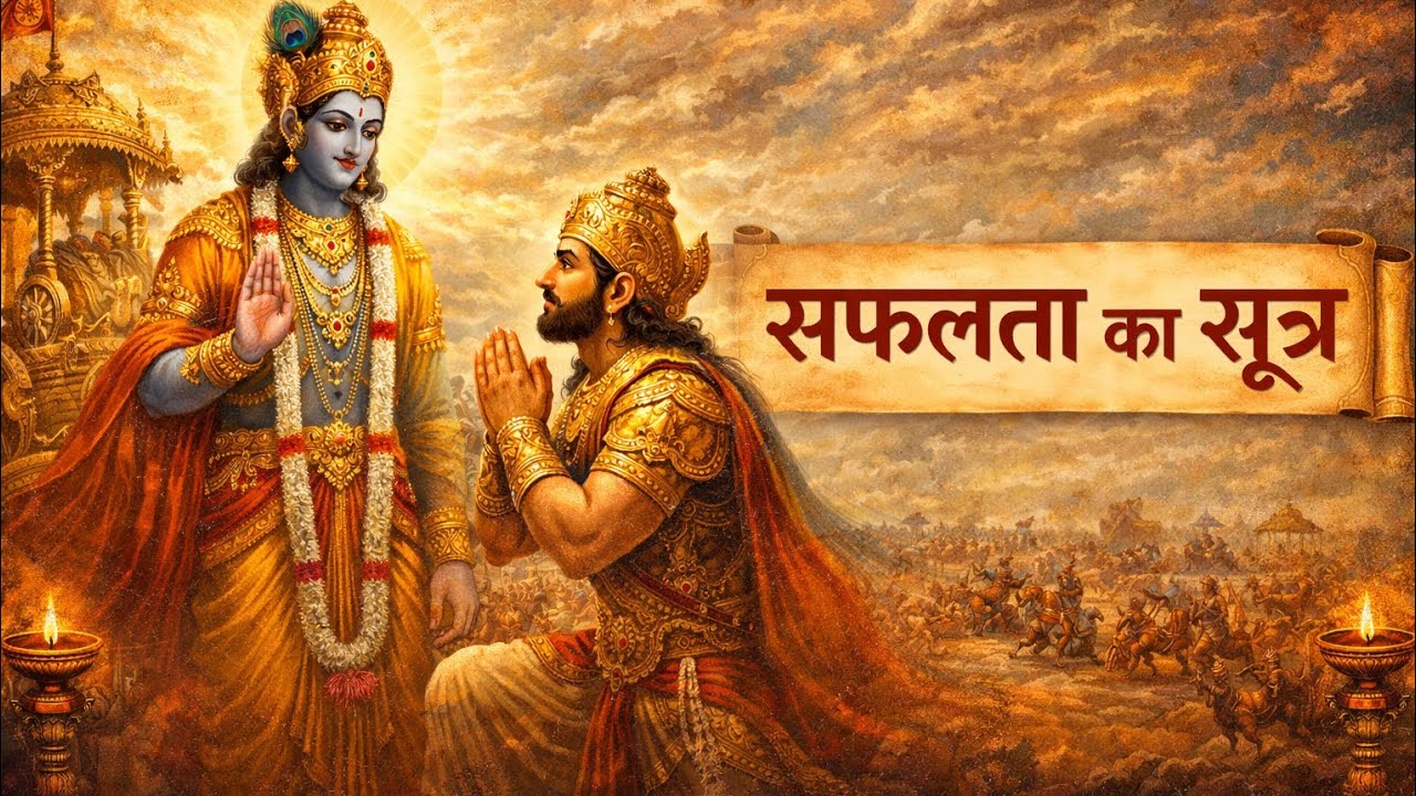 “जब जीवन युद्ध बन जाए, तब गीता ही सारथी बनती है।”