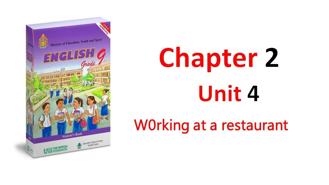 Unit 4 Working at a restaurant
