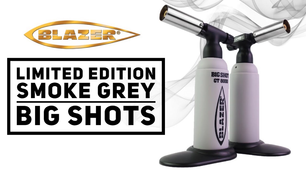 Blazer Products Big Shot GT-8000 Limited Edition Smoke Grey Butane Torches