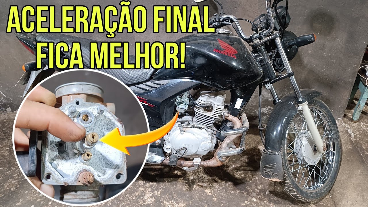 CARBURADOR TITAN 150 NA FAN 125 (ajustes pra ficar bom)