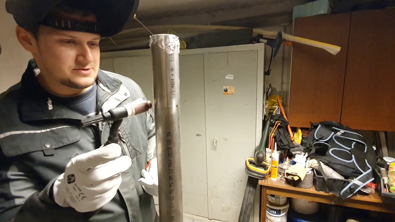 Spawanie rury w pozycji pionowej z drutem 360&deg;
