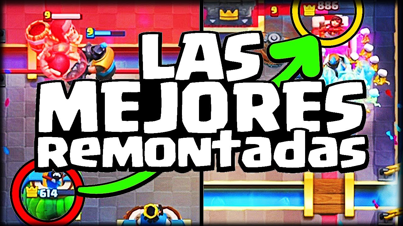 MIS MEJORES REMONTADAS EN VIVO EN CLASH ROYALE - WithZack