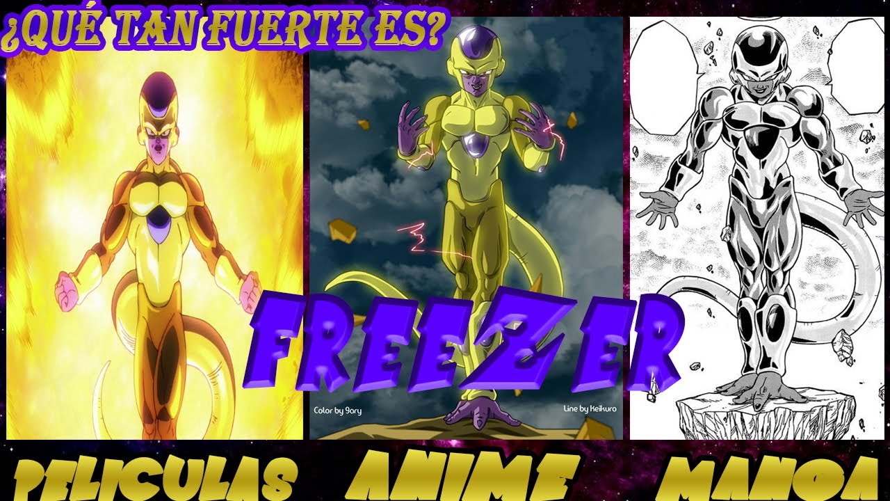 ¿Qué tan fuerte es Freezer?(DBS manga, anime y películas)
