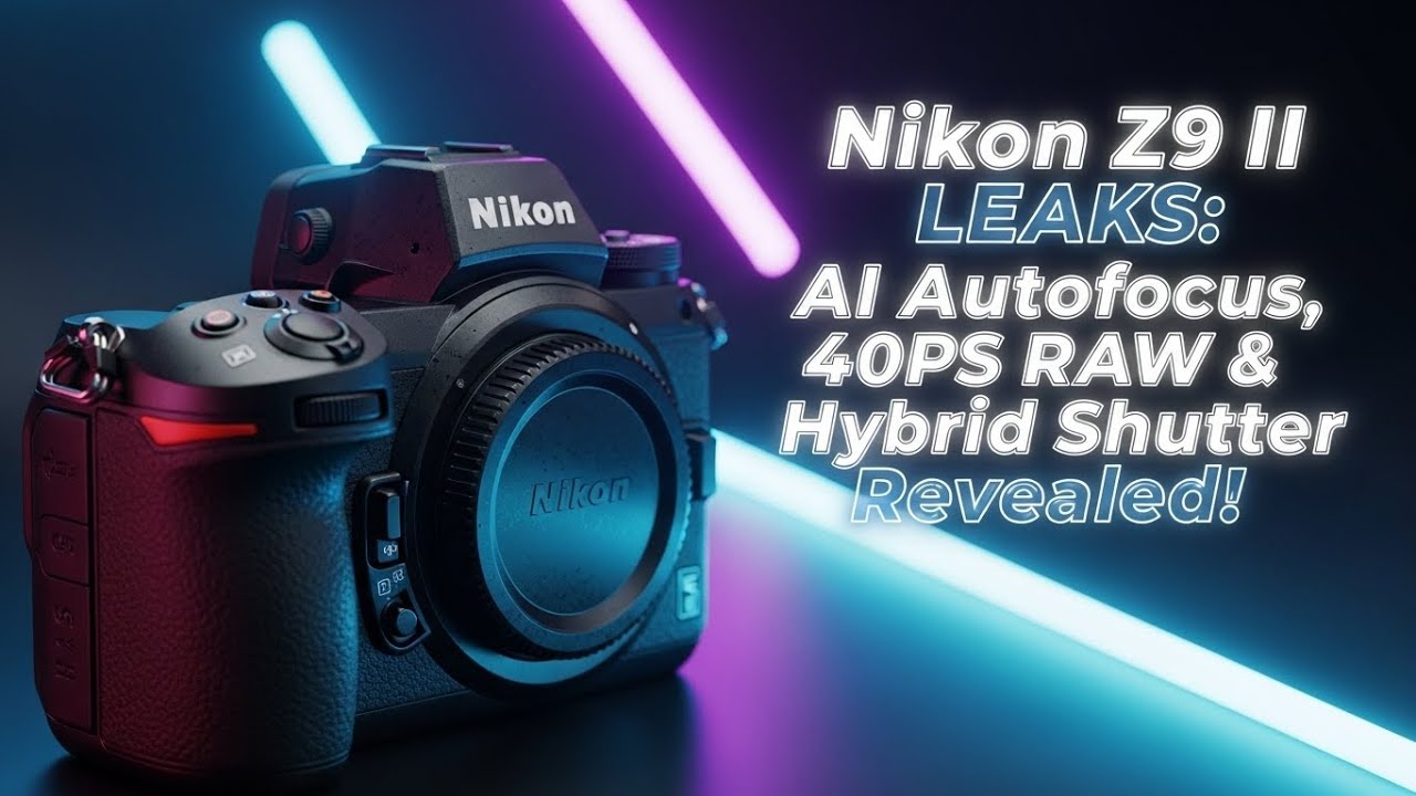 Nikon Z9 II LEAKS: AI Autofocus, 40FPS RAW & Hybrid Shutter Revealed!