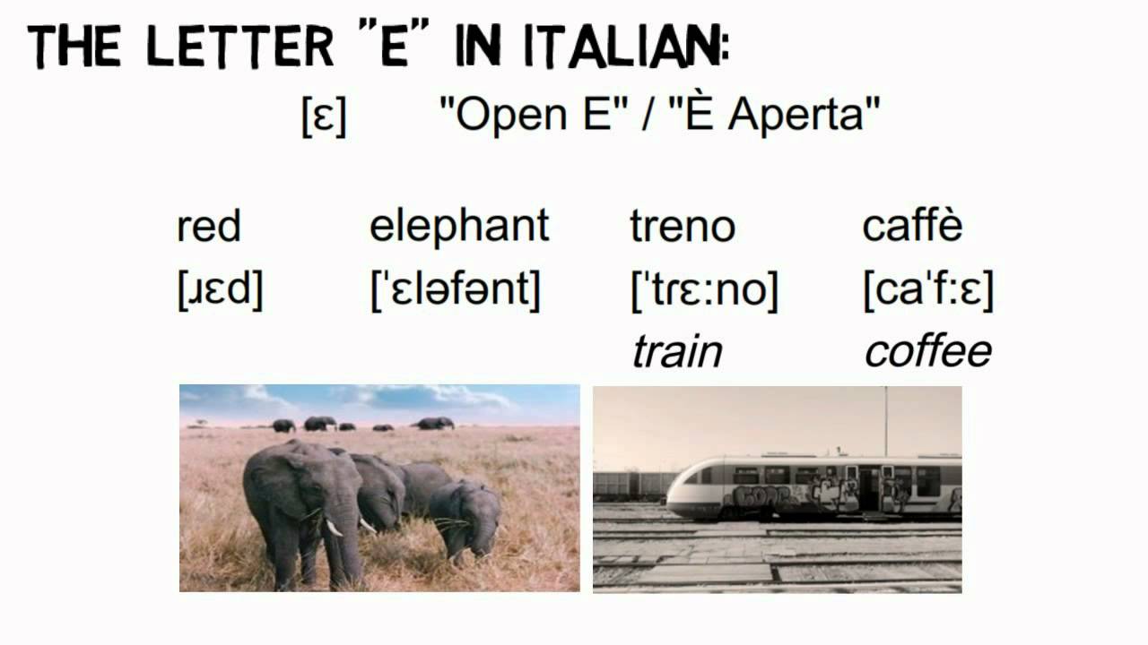 Italian Pronunciation, Video 2: Italian's Vowels