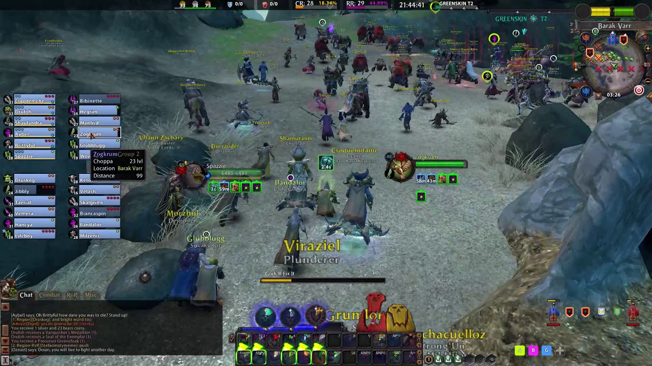 7 minutes of Shaman oRvR PvP in Return of Reckoning - Warhammer Age of Reckoning