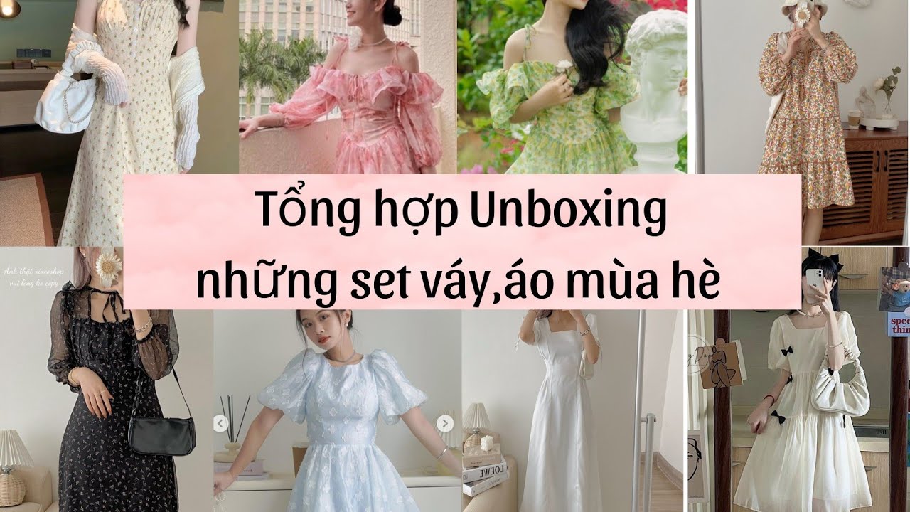 [Shopee haul] Tổng hợp Unboxing những set đồ mùa hè siêu xinh từ Tik tok