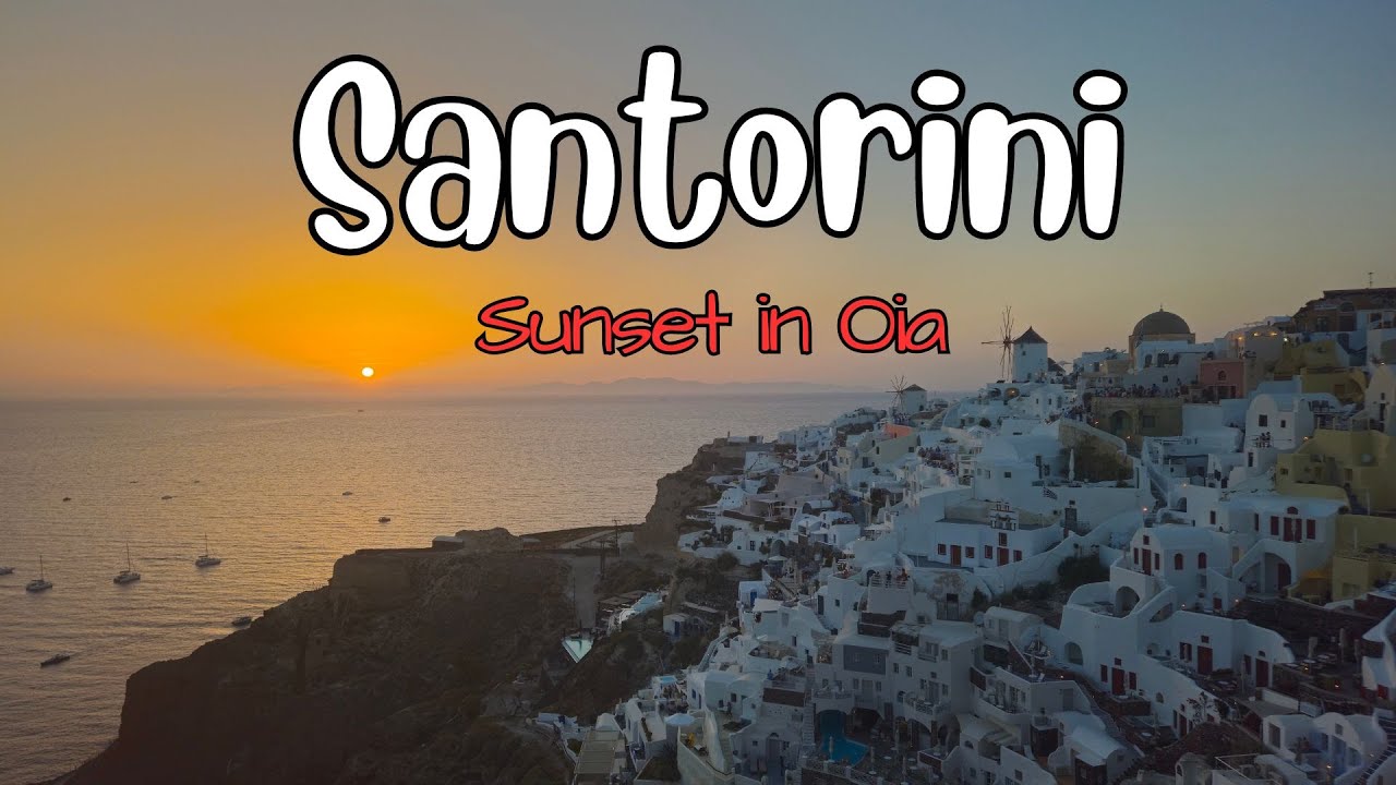 Sunset in Oia Santorini | Extended Cut in Stunning 4K Ultra HD