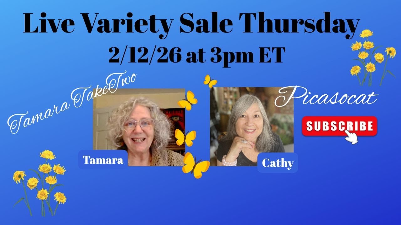 Live Variety Sale Thursday 2/12/26 at 3 pm ET