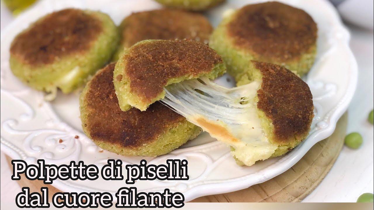 Sono la fine del mondo! 🫛🫛 Polpette di Piselli dal Cuore Filante - RICETTA VELOCE!