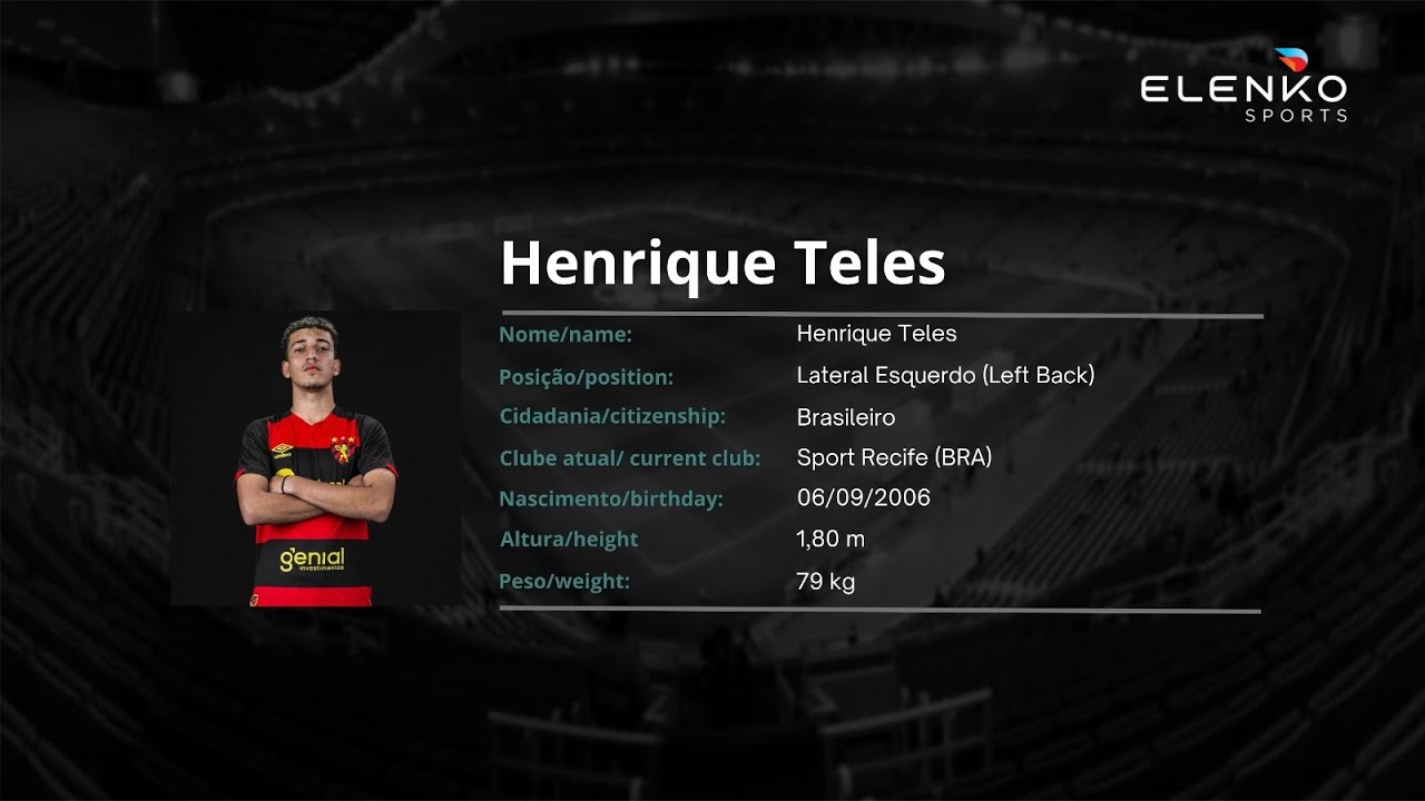 Henrique Teles - Lateral Esquerdo (Left Back) - 2006 (2023)
